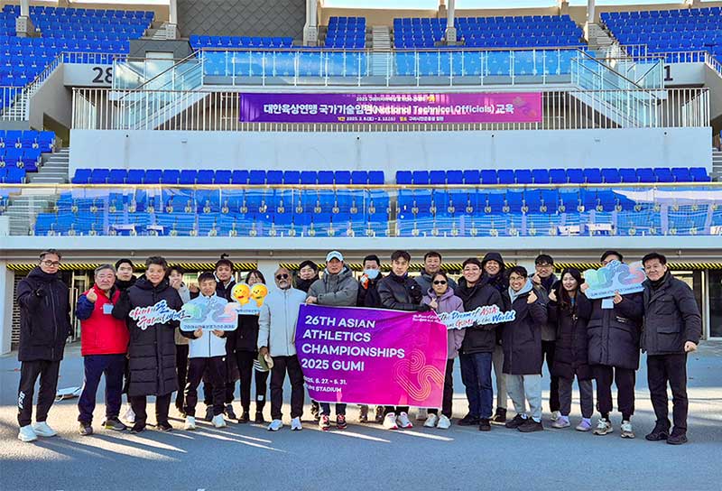구미시, 완벽한 심판 운영으로  2025 구미 아시아육상경기선수권대회 '레전드 대회' 만든다