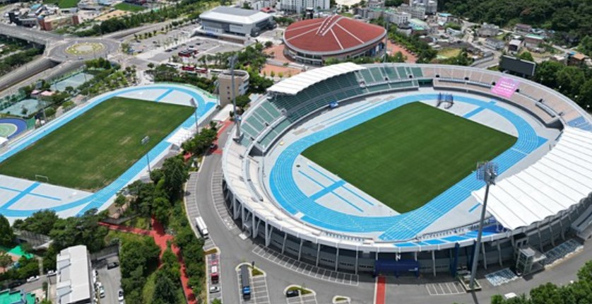 오늘의 구미시민운동장!