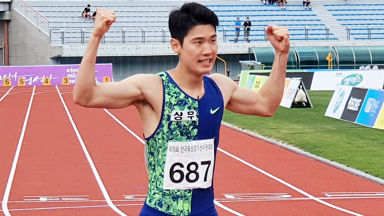 번개처럼 빠른 남자 200m 국가대표, 고승환 선수!